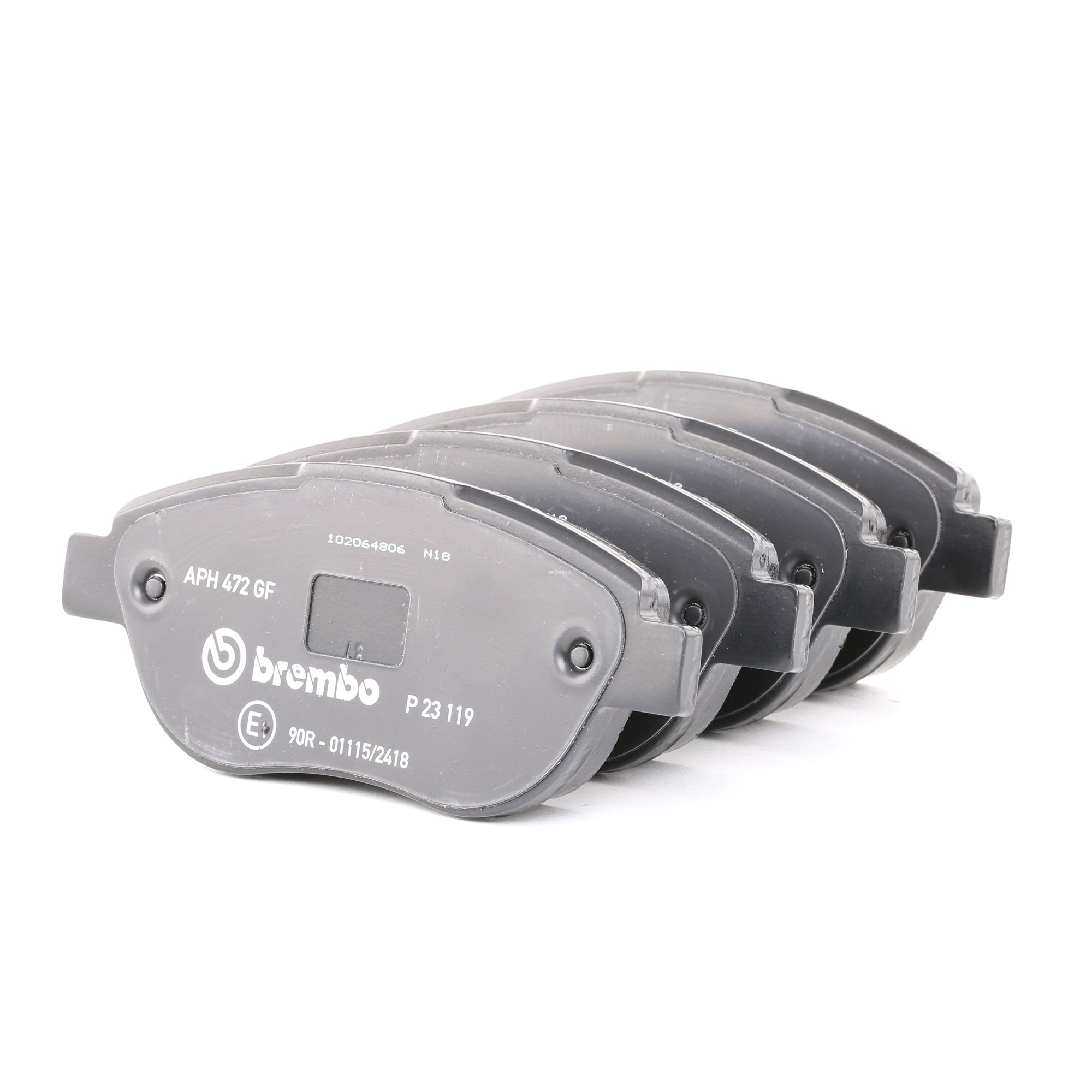 BREMBO Jarrupalat FIAT,PEUGEOT,CITROËN P 23 119 1611140780,1611140980,1613704080 Jarrupalasarja,Jarrupala, Levyjarru 1647862380,71770080,71770965