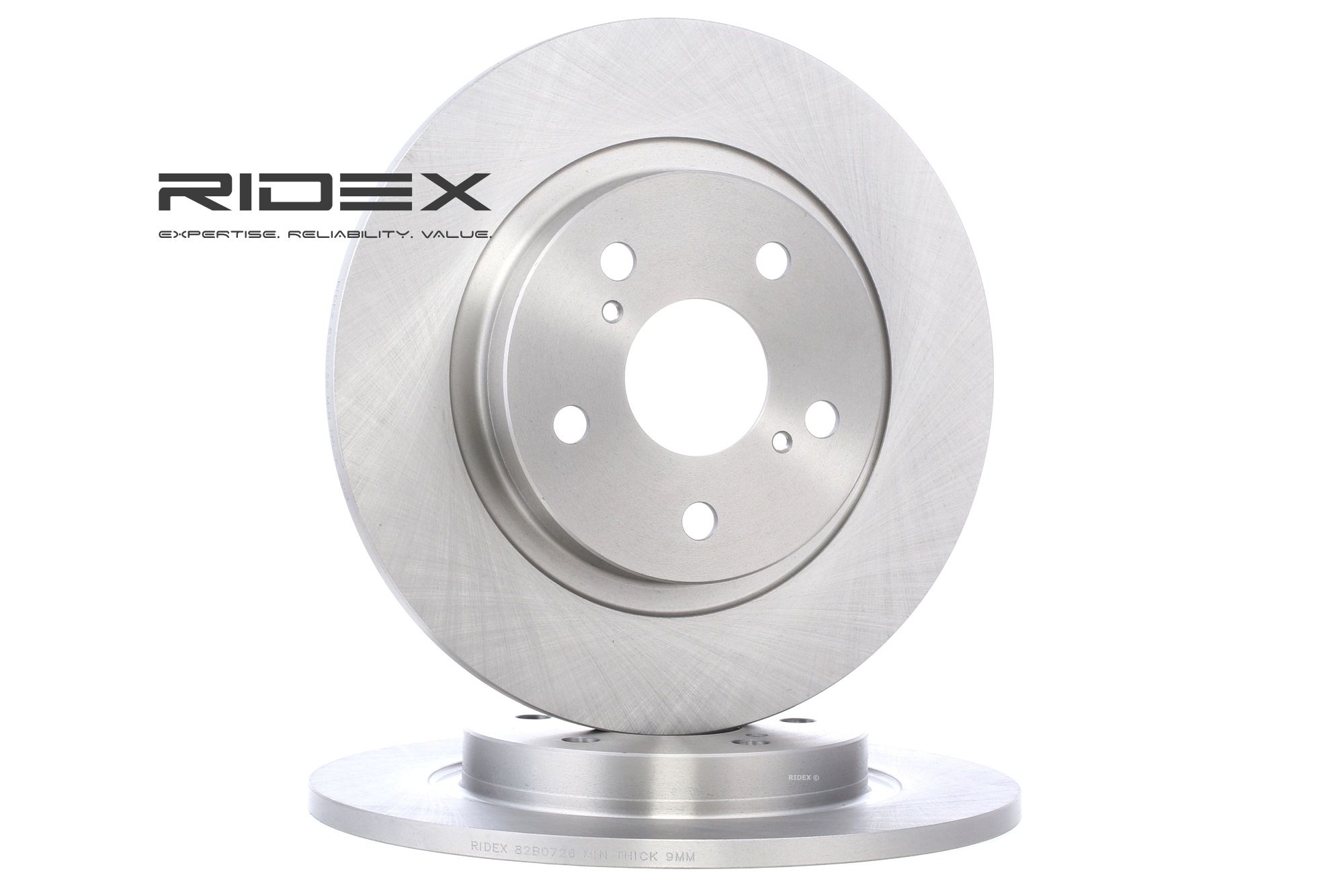 RIDEX Jarrulevyt TOYOTA 82B0726 4243105070 Jarrulevy