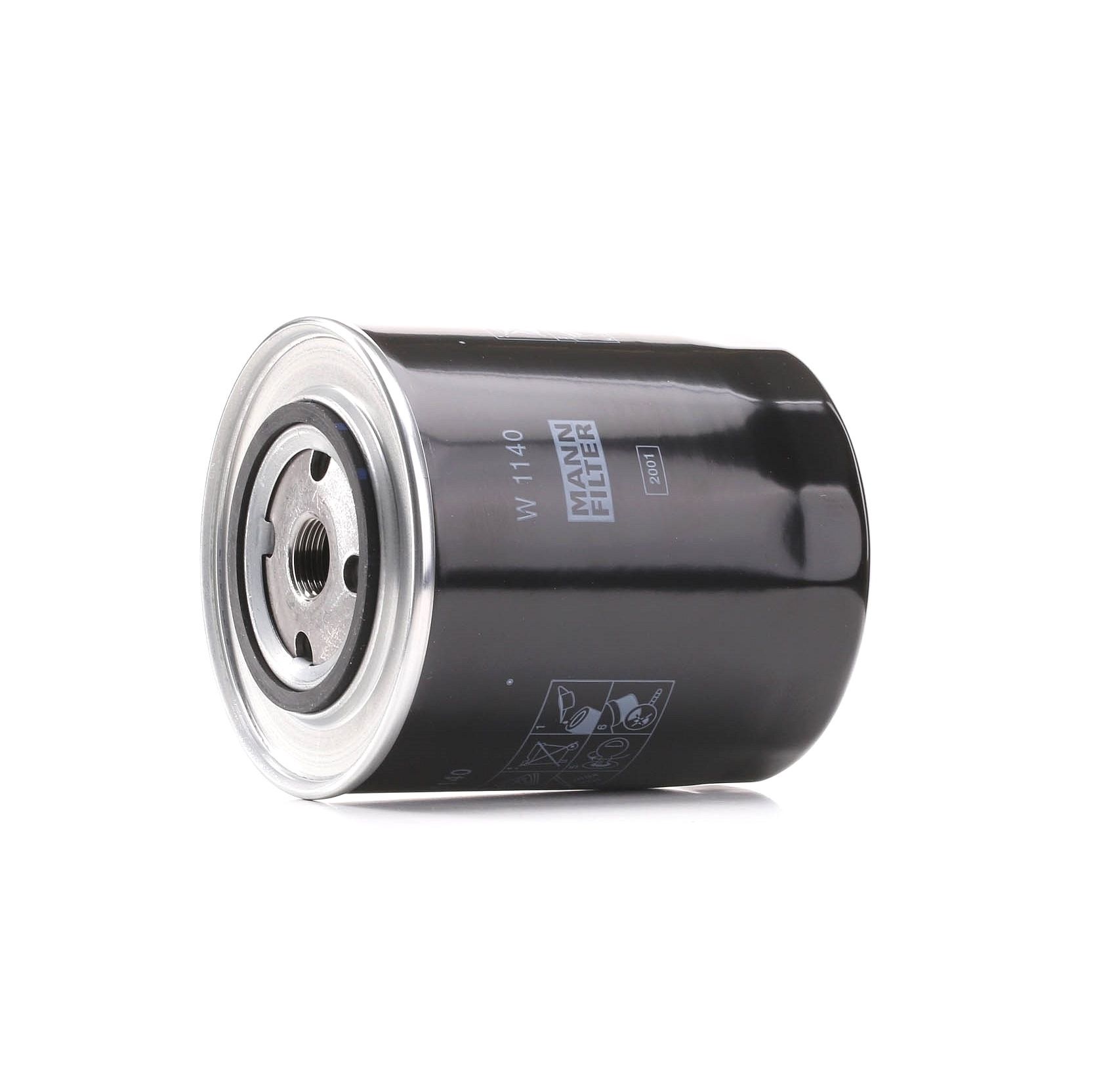 MANN-FILTER Öljynsuodatin FIAT,IVECO W 1140 1901602,1909102,2654392 4027979,4135600,41356000,4222406,4602186,4607360,4608186,4625546,4630787,4730587