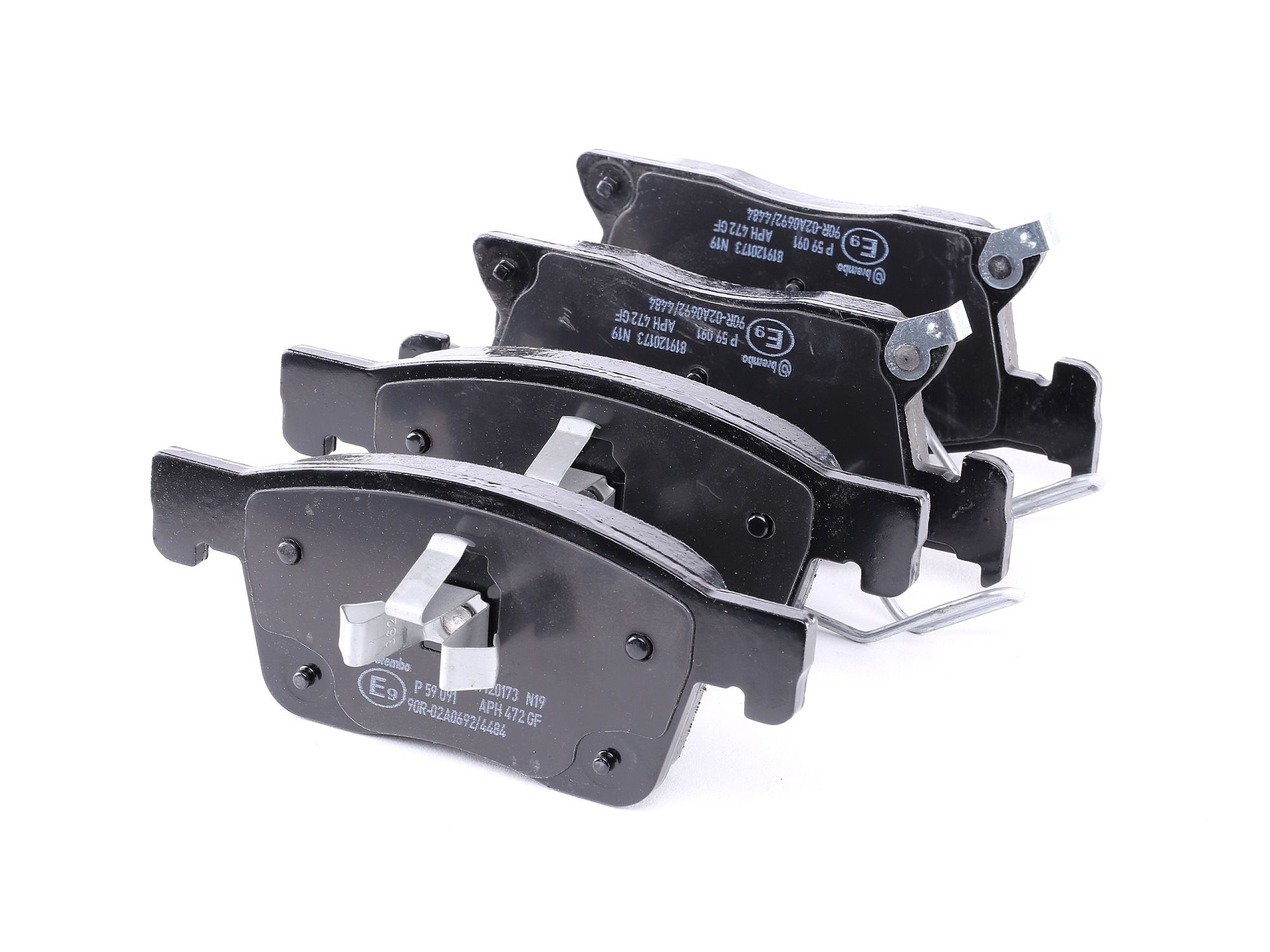 BREMBO Jarrupalat OPEL,CHEVROLET,VAUXHALL P 59 091 13478301,95526567,13478301 Jarrupalasarja,Jarrupala, Levyjarru 95526567