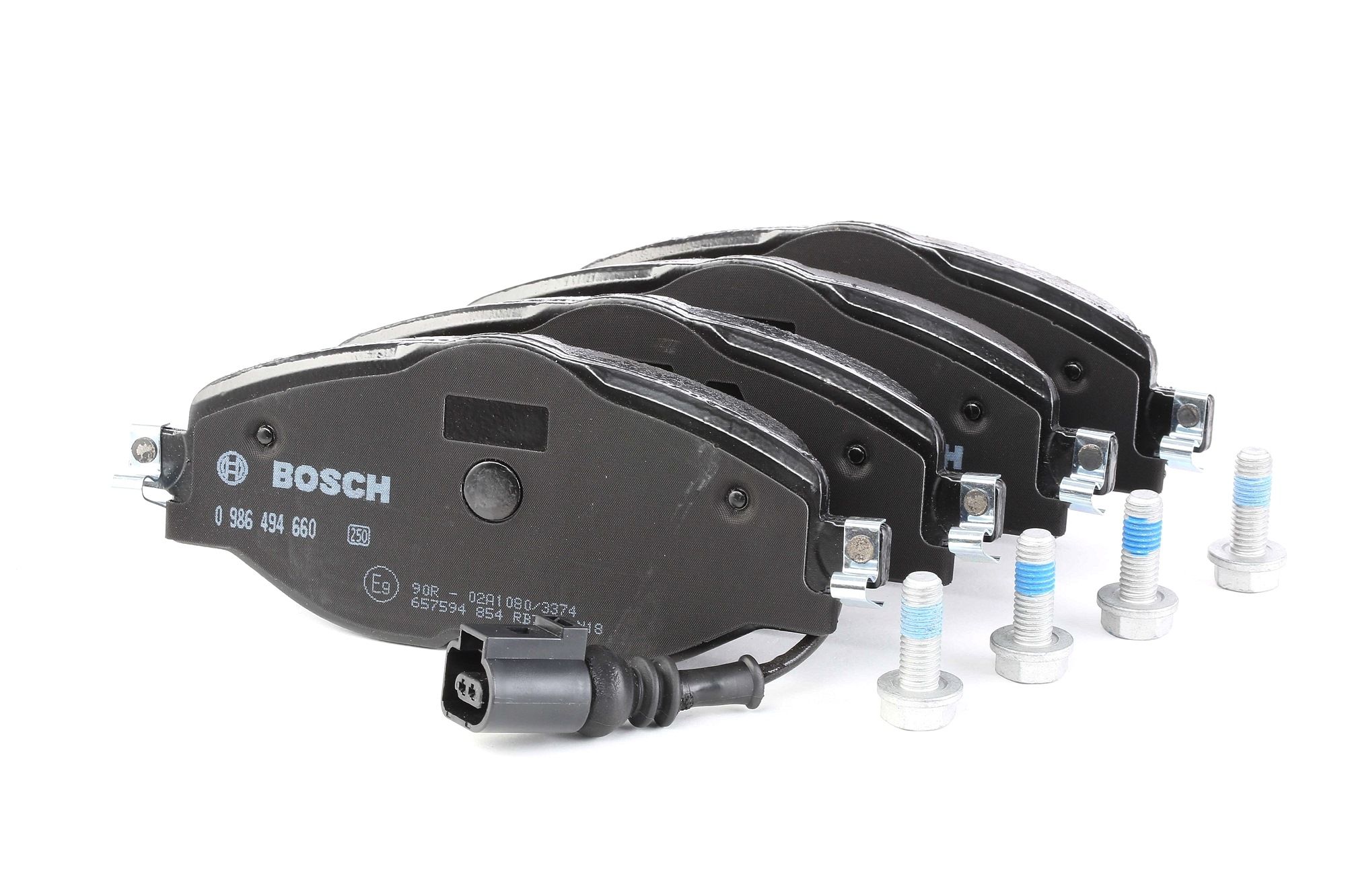 BOSCH Jarrupalat VW,AUDI,SKODA 0 986 494 660 2K5698151,2K5698151A,2Q0698151F Jarrupalasarja,Jarrupala, Levyjarru 5Q0698151B,5Q0698151D,5Q0698151F