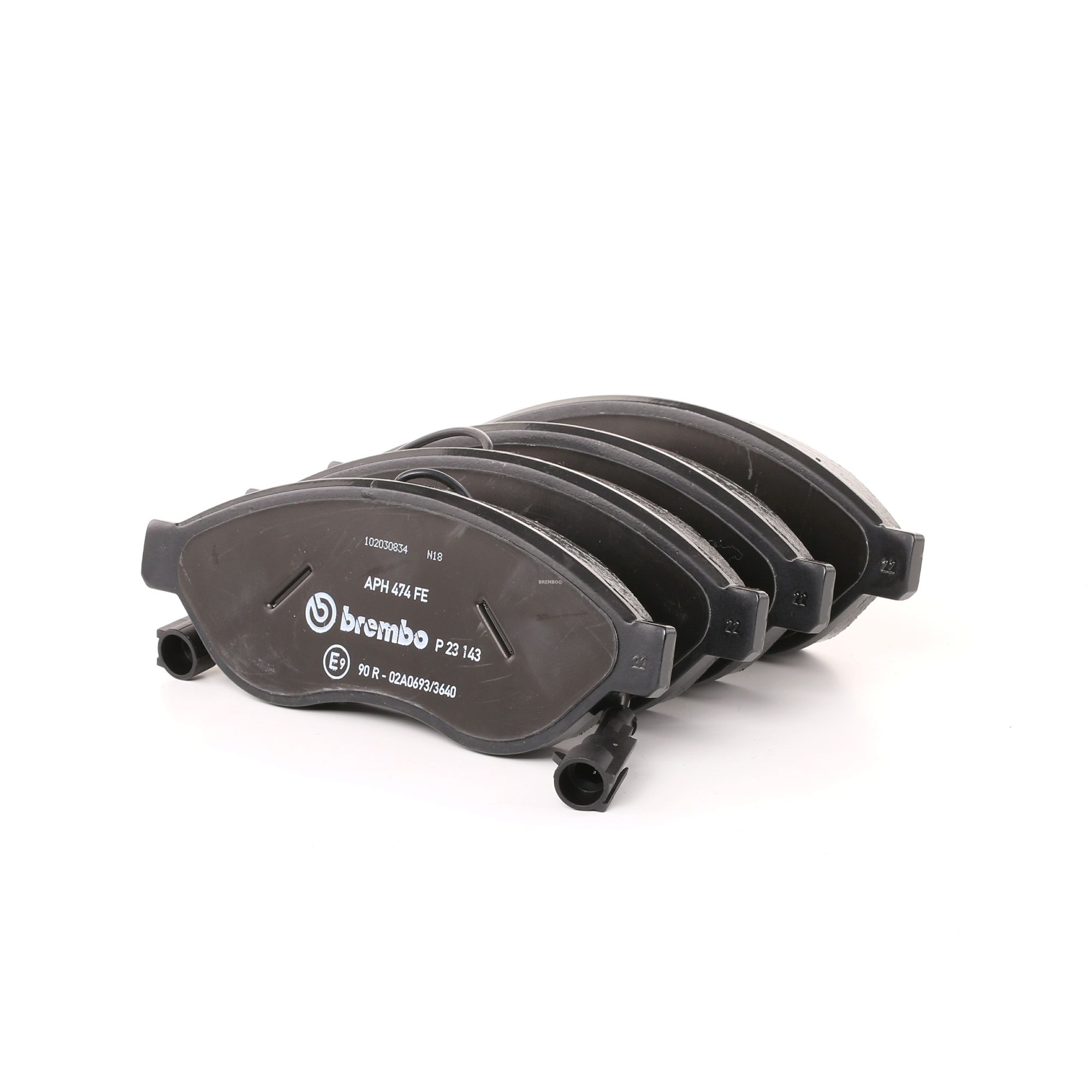 BREMBO Jarrupalat FIAT,PEUGEOT,CITROËN P 23 143 1611457380,1612433880,1617273980 Jarrupalasarja,Jarrupala, Levyjarru 1623842380,425355,425356,425461
