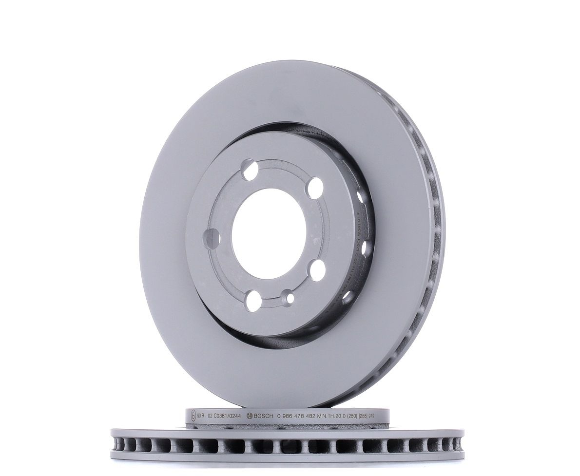 BOSCH Jarrulevyt VW,AUDI,SKODA 0 986 478 482 8L0615601,8N0615601B,8L0615601 Jarrulevy 8N0615601B,8L0615601,8N0615601B