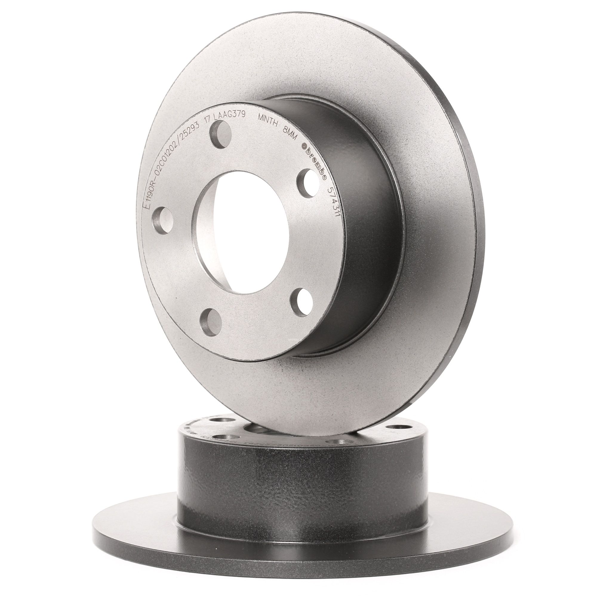 BREMBO Jarrulevyt VW,AUDI,SKODA 08.5743.11 4A0615301A,4A0615601A,4A0615601A Jarrulevy 4A0615601A,8E0615601,JZW615601C