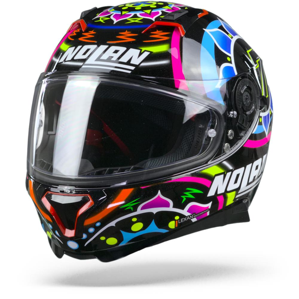 Nolan N87 Gemini 96 Davies Metal Black Blue Pink Red S