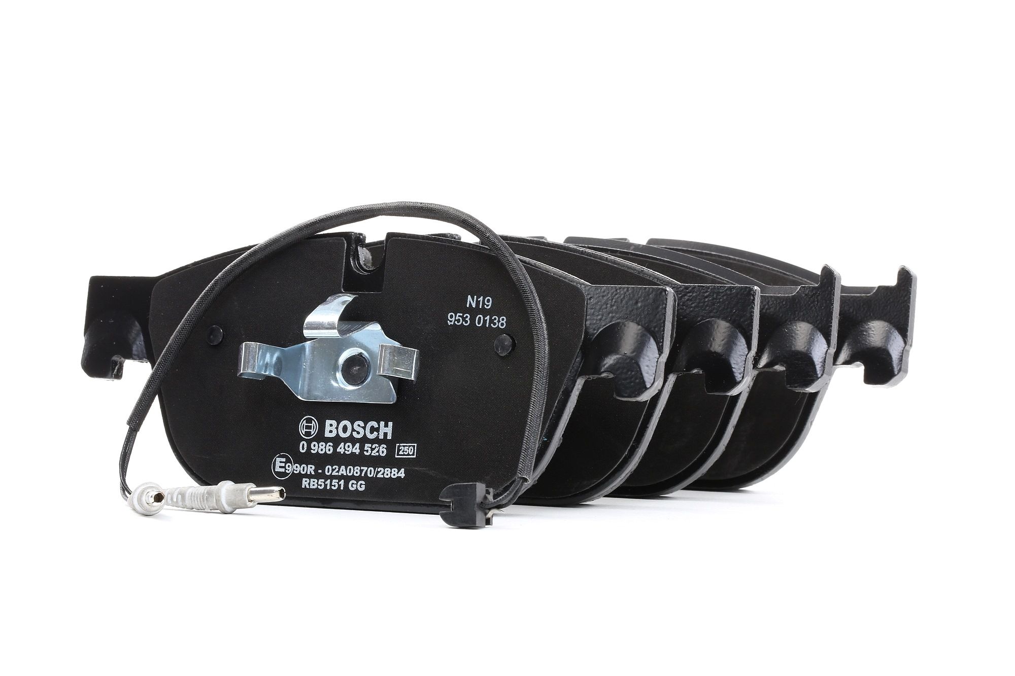 BOSCH Jarrupalat PEUGEOT,CITROËN,DS 0 986 494 526 1610104080,425473,1610104080 Jarrupalasarja,Jarrupala, Levyjarru 425473