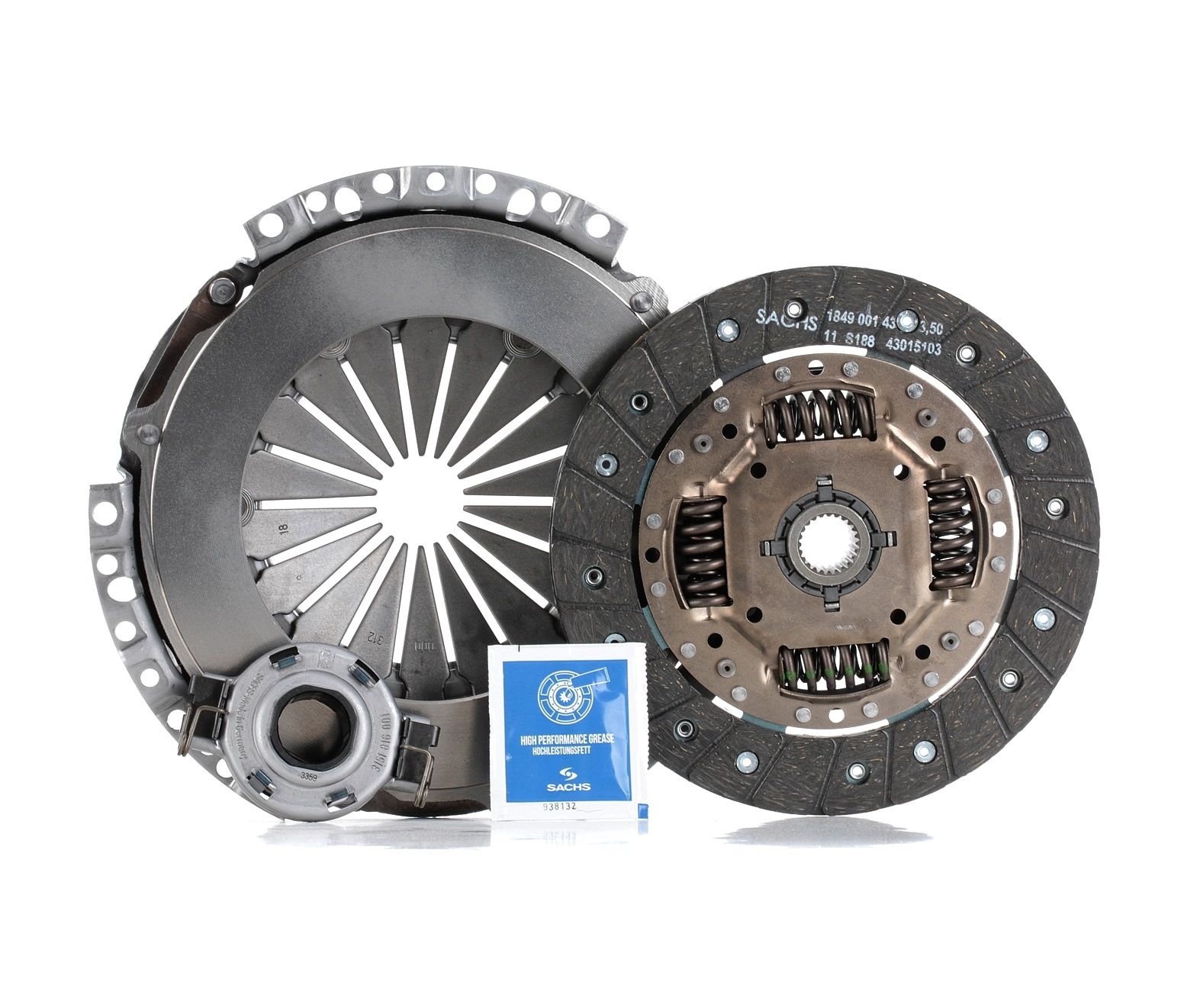 SACHS Kytkinpaketti VW,SEAT 3000 158 001 030198141AX,052198141BX,052198141CX Kytkinsarja 052198141DX,052198141EX,6K0198006,030198141AX,052198141BX
