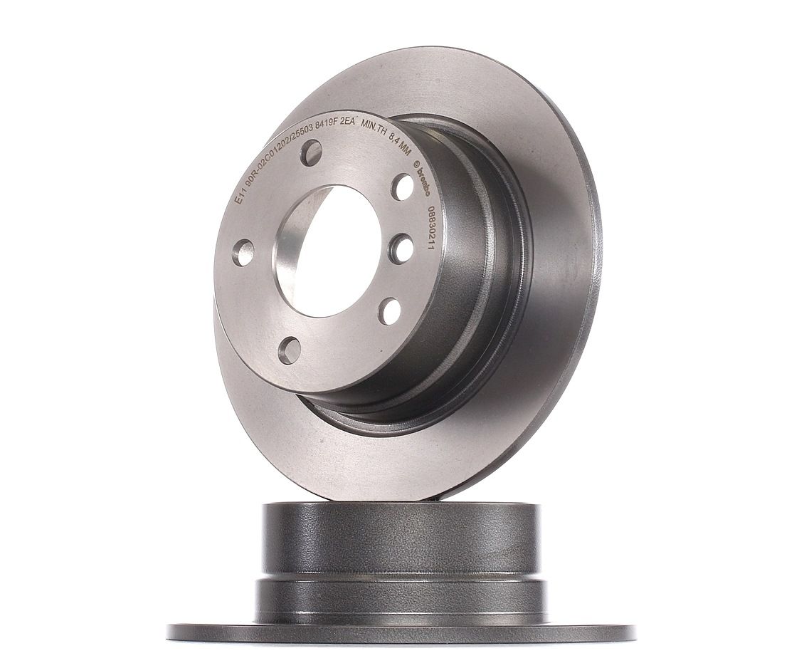 BREMBO Jarrulevyt BMW 08.8302.11 34211160809,34216758552,34216758553 Jarrulevy
