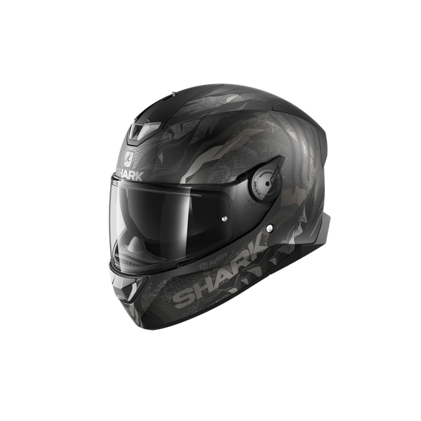 Shark Skwal 2 Iker Lecuona Mat Black Anthracite Silver KAS L