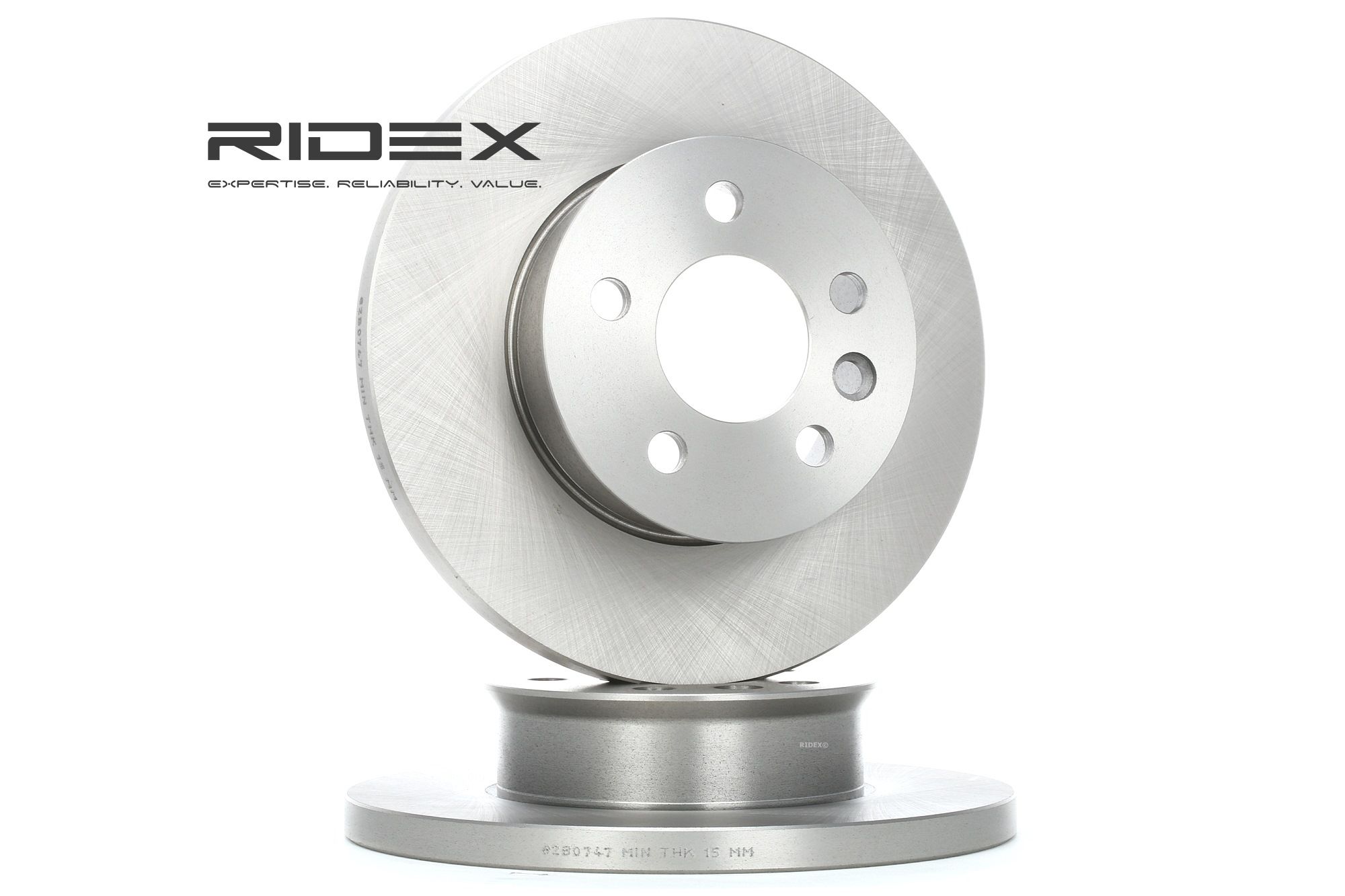RIDEX Jarrulevyt VW 82B0747 701615301B,701615301E Jarrulevy