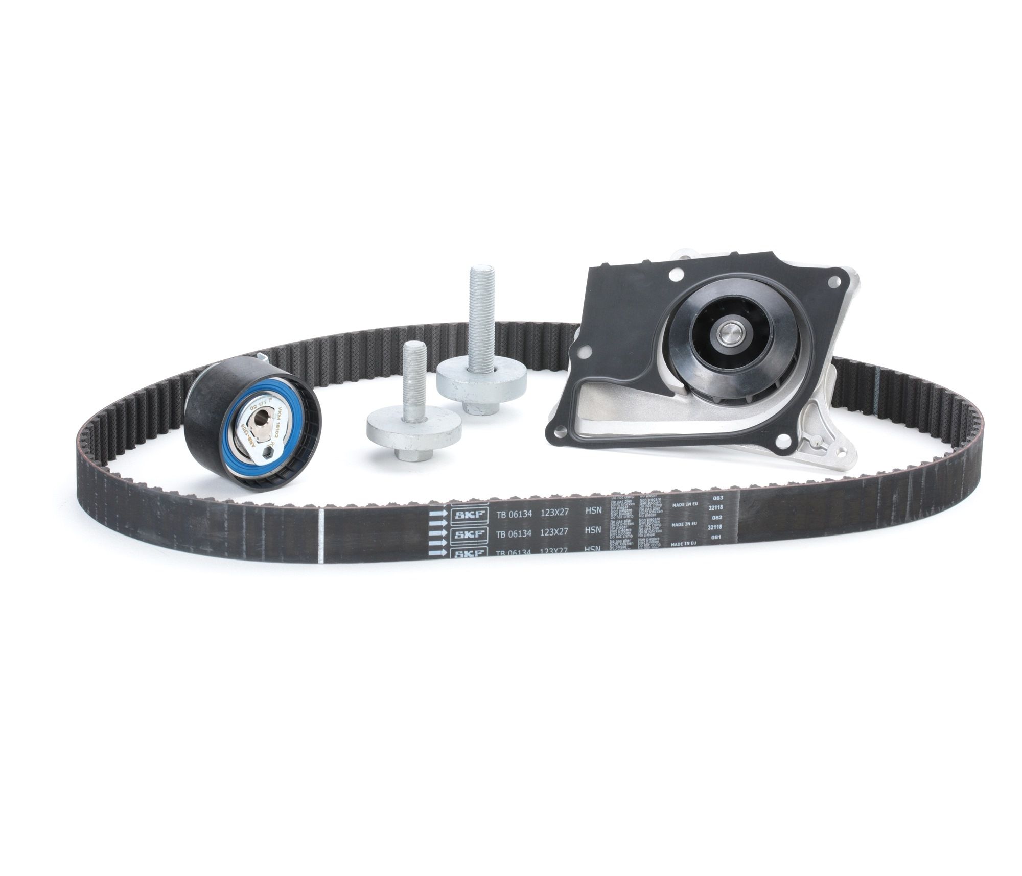 SKF Vesipumppu + Jakohihnasarja RENAULT,NISSAN,DACIA VKMC 06134-3 119A02552R,210105481R,210107852R 2101000Q0M,4159904501,6072000007,6079900000