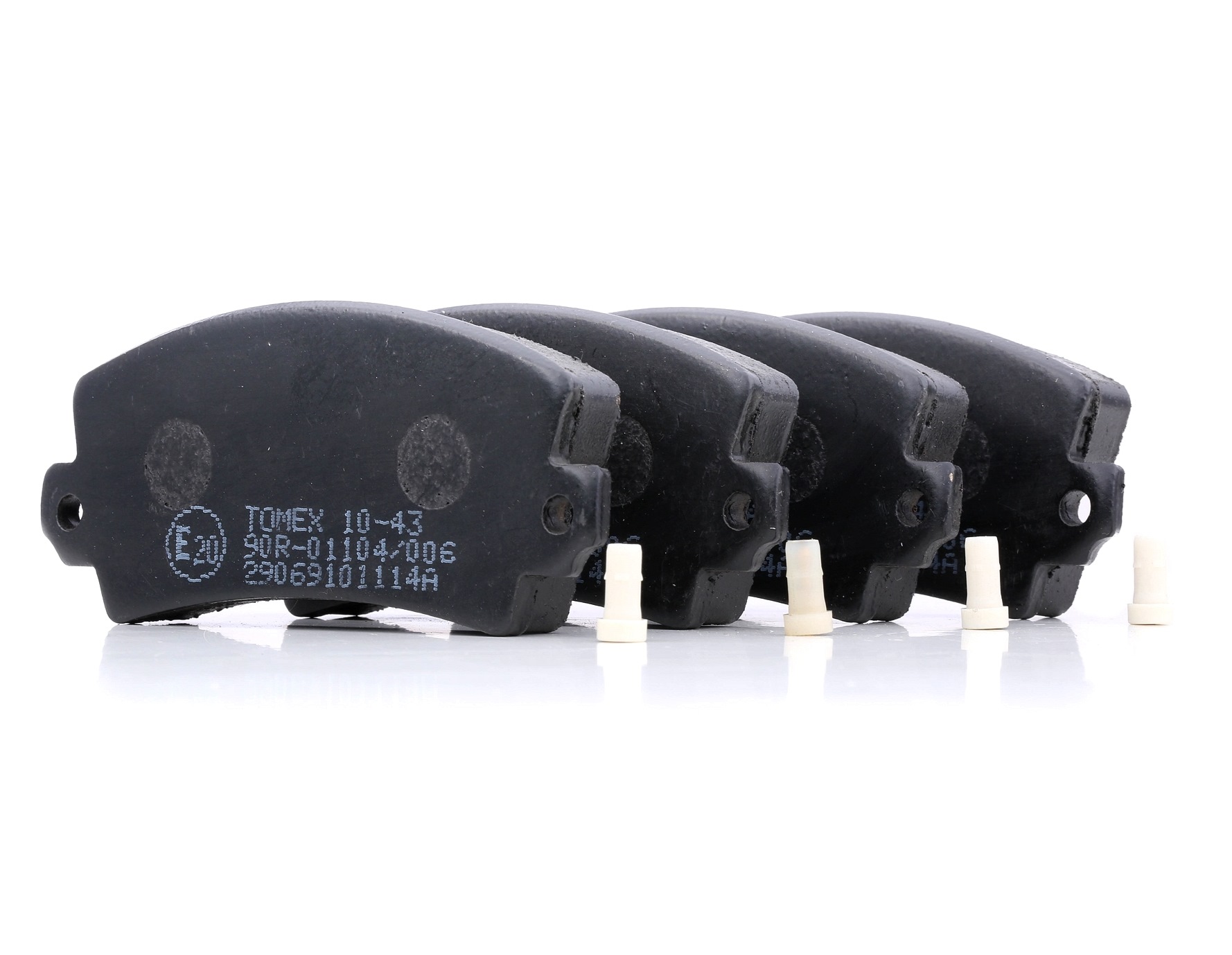 TOMEX brakes Jarrupalat RENAULT,PEUGEOT,CITROËN TX 10-43 7701202890,6000039184,5501436 Jarrupalasarja,Jarrupala, Levyjarru 75531486,95663076,4320271