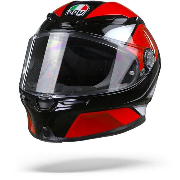 AGV K6 Max Vision Hyphen Black Red White L
