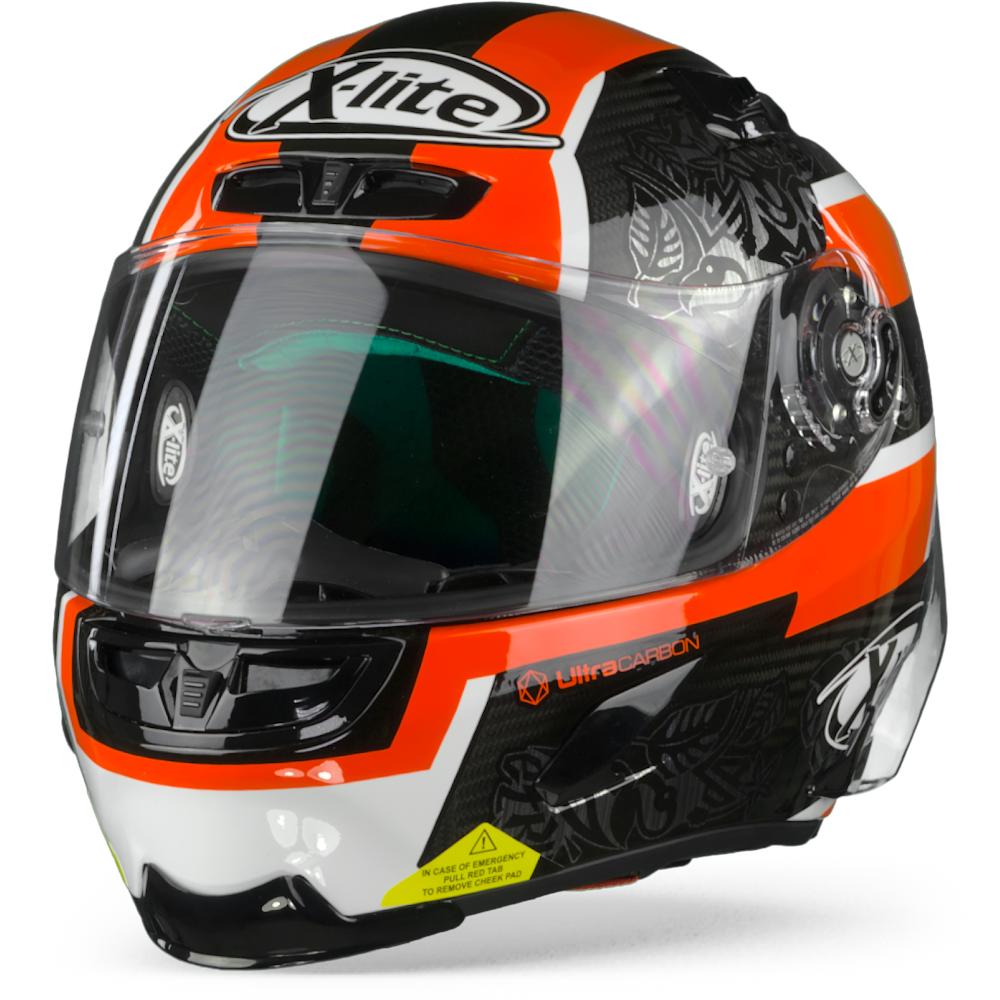X-Lite X-803 RS Ultra Carbon 21 Petrucci Carbon Black Red White S