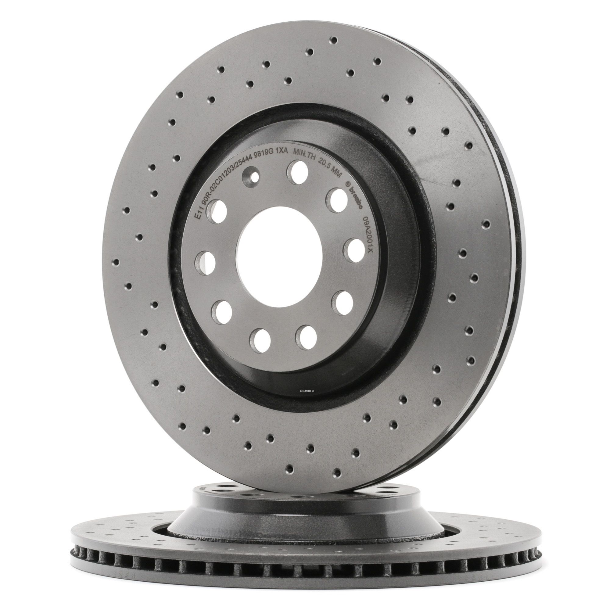 BREMBO Jarrulevyt VW,AUDI,SKODA 09.A200.1X 1K0615601N,5Q0615601E,1K0615601N Jarrulevy 5Q0615601E,5QM615601A