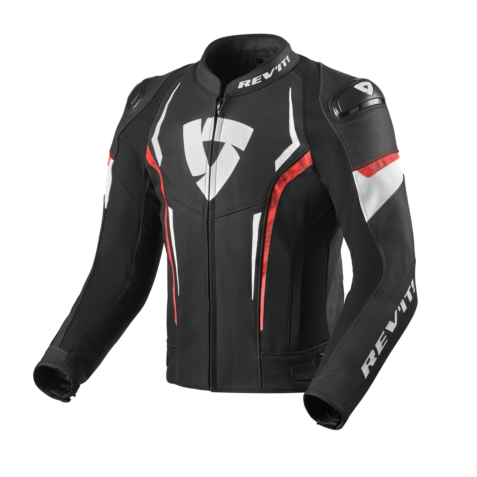 REV'IT! Glide Black Neon Red 52