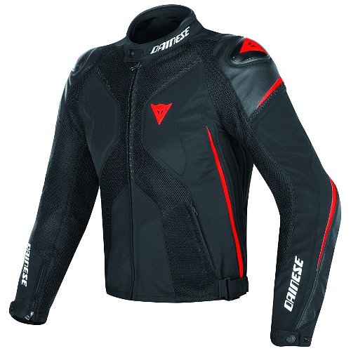 Dainese Super Rider D-Dry Black Black Fluo-Red 46