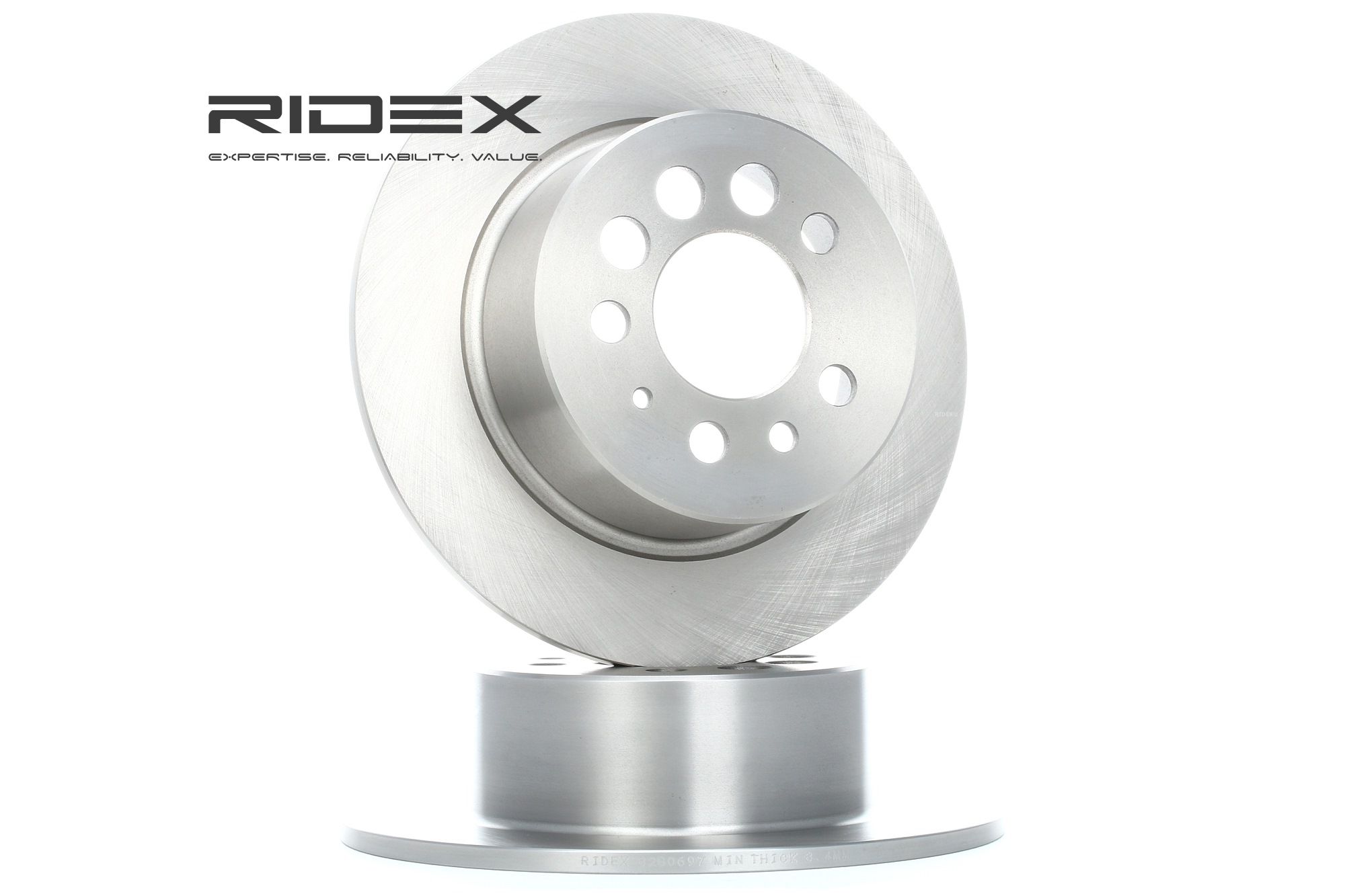 RIDEX Jarrulevyt VOLVO 82B0697 1205782,12057824,1205784 Jarrulevy 1359290,13592902,1359292,270732,2707321,270736,2707362,271895,2718955,31262093