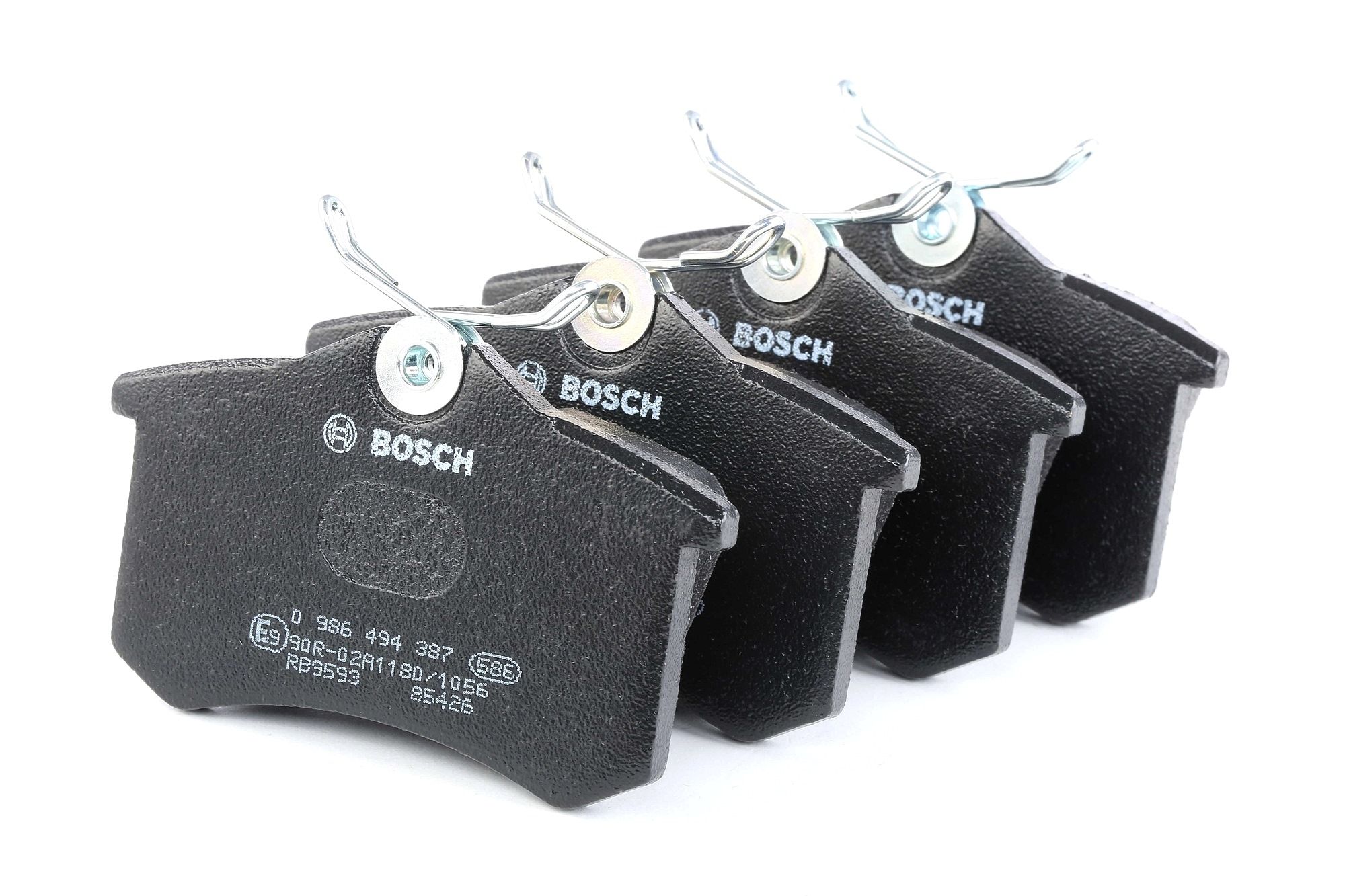 BOSCH Jarrupalat VW,AUDI,RENAULT 0 986 494 387 1607083280,1616872680,1623180580 Jarrupalasarja,Jarrupala, Levyjarru 440602466R,1607083280,440600295R