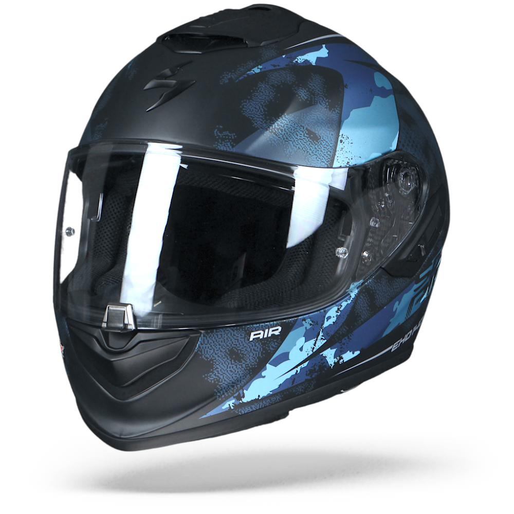 Scorpion EXO-1400 Air Sylex Matt Black Blue 2XL