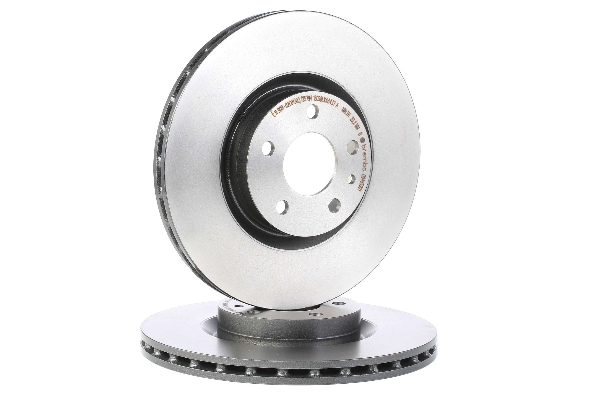 BREMBO Jarrulevyt OPEL,FIAT,ALFA ROMEO 09.4939.21 164102202300,46445006,46776742 Jarrulevy 6001073198,60551775,60569163,60571548,60578093,60622077