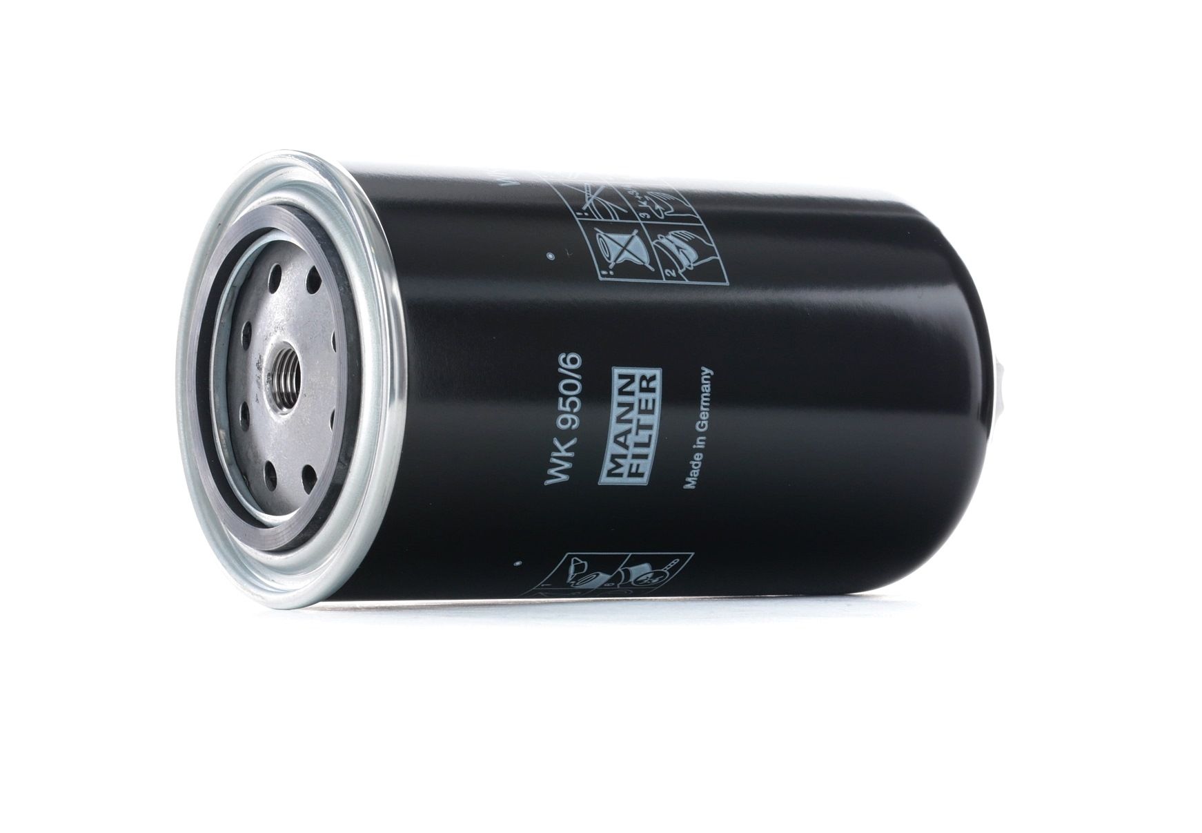 MANN-FILTER Polttoainesuodatin IVECO,LANDINI,GINAF WK 950/6 8107716,1907539,1908547 1930992,500038754,500040980,503120784,5001859295