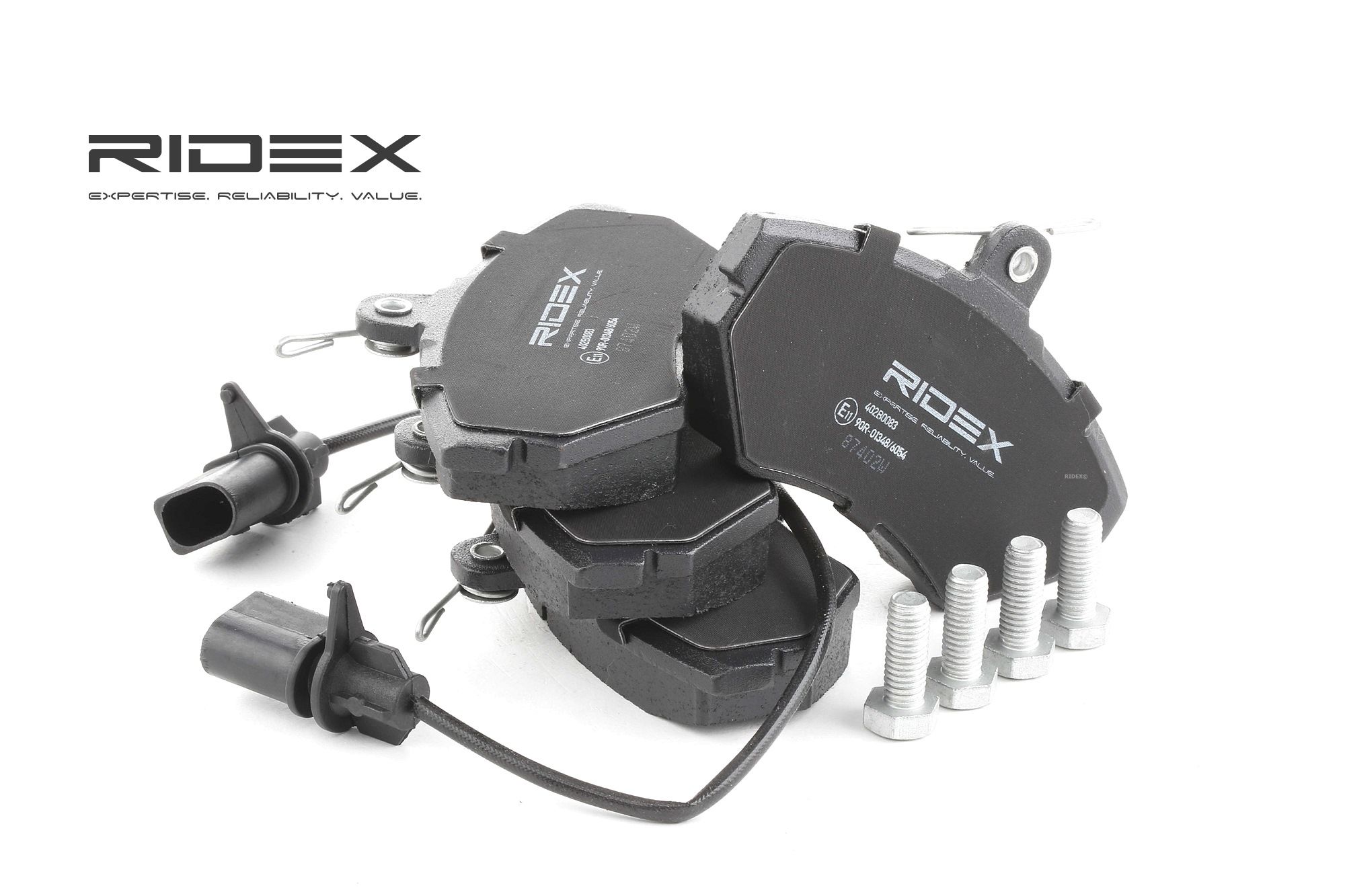 RIDEX Jarrupalat VW,AUDI,SEAT 402B0083 8E0698151B,8E0698151M,8E0698151M Jarrupalasarja,Jarrupala, Levyjarru 8E0698151B,8E0698151M,JZW698151G