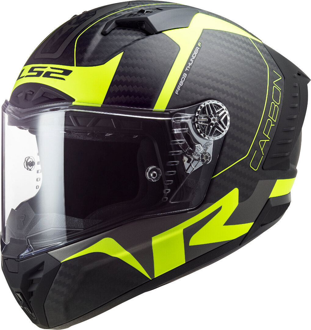 LS2 FF805 Thunder C Racing 1 Matt Hivis Yellow S