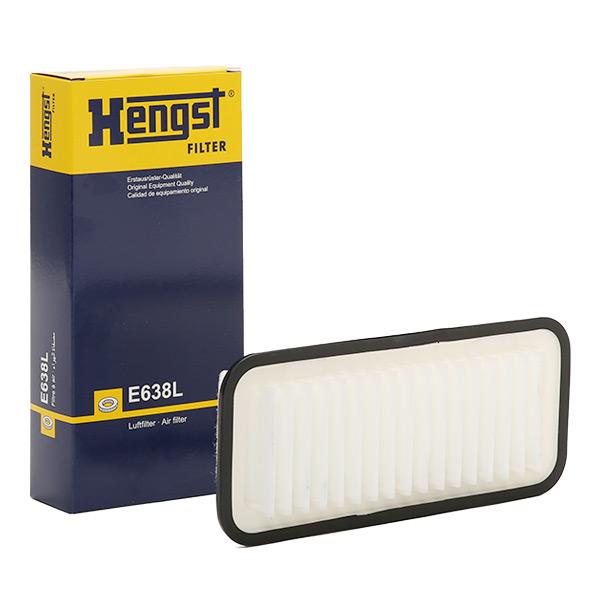HENGST FILTER Ilmansuodatin PEUGEOT,TOYOTA,CITROËN E638L 1444PW,1444RG,1444RH 1444XA,E147182,1780123030000,1444PV,1444RG,1444RH,1444XA,1770023080