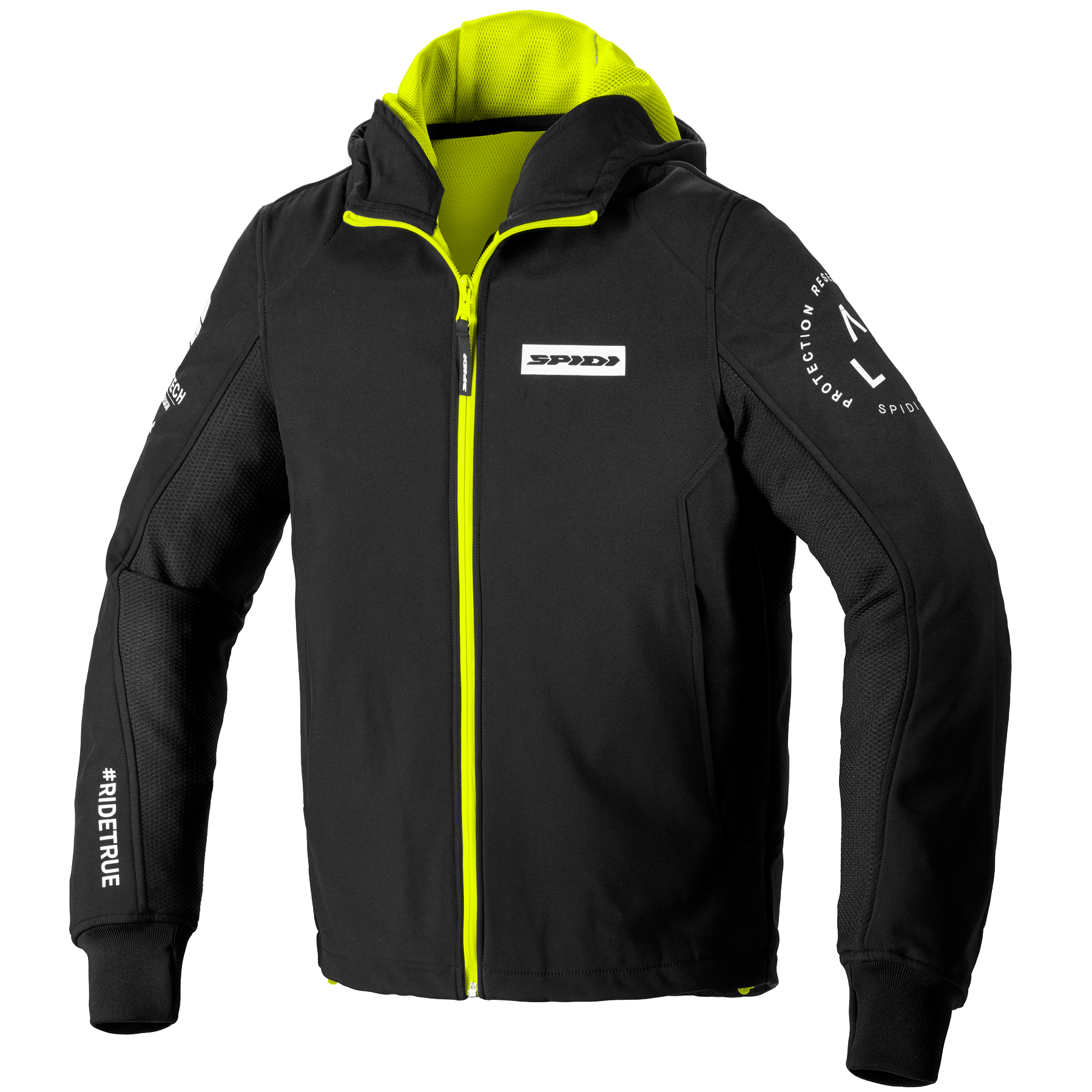 Spidi Hoodie Armor Evo Yellow Fluo 2XL