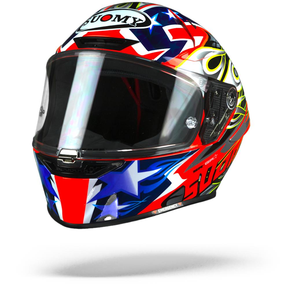 Suomy SR-GP Glory Race Blue Red White Black Yellow XL