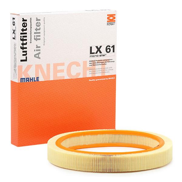 MAHLE ORIGINAL Ilmansuodatin MERCEDES-BENZ LX 61 5025058,900X9601HA,EFA522 25069024,0030943804,0030945804,A0030943804,A0030945804
