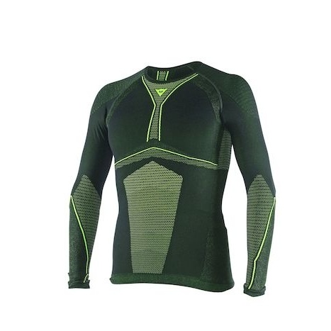Dainese D-Core Dry Tee LS Black Fluo Yellow