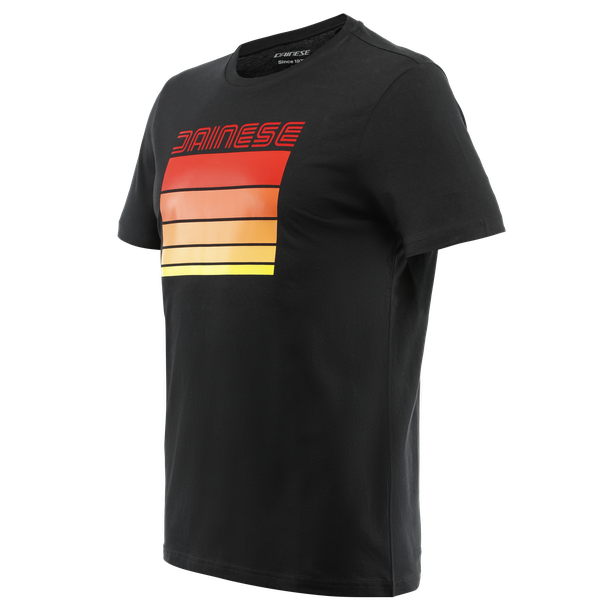 Dainese Stripes T-Shirt Black Red 3XL