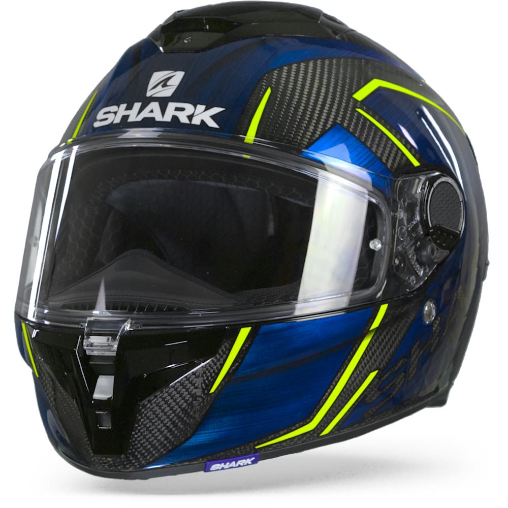 Shark Spartan GT Carbon Kromium DUB Carbon Chrome Blauw S