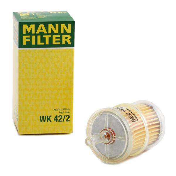 MANN-FILTER Polttoainesuodatin RENAULT,FIAT,SKODA WK 42/2 210801117010,21080111701001,113258 7700271026,7700724743,7700728143,8200358714,1541063401