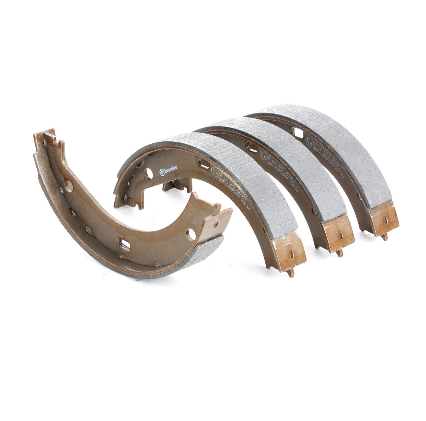 BREMBO Käsijarrukengät BMW,WIESMANN S 06 503 1121512,1155123,1155523 Jarrukenkäsarja, Käsijarru 1159468,34411121512,34411155123,34411155523,6761294