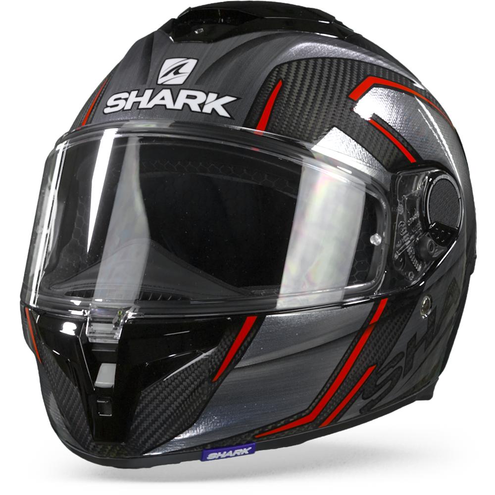 Shark Spartan GT Carbon Kromium DUR Carbon Chrome Red 2XL