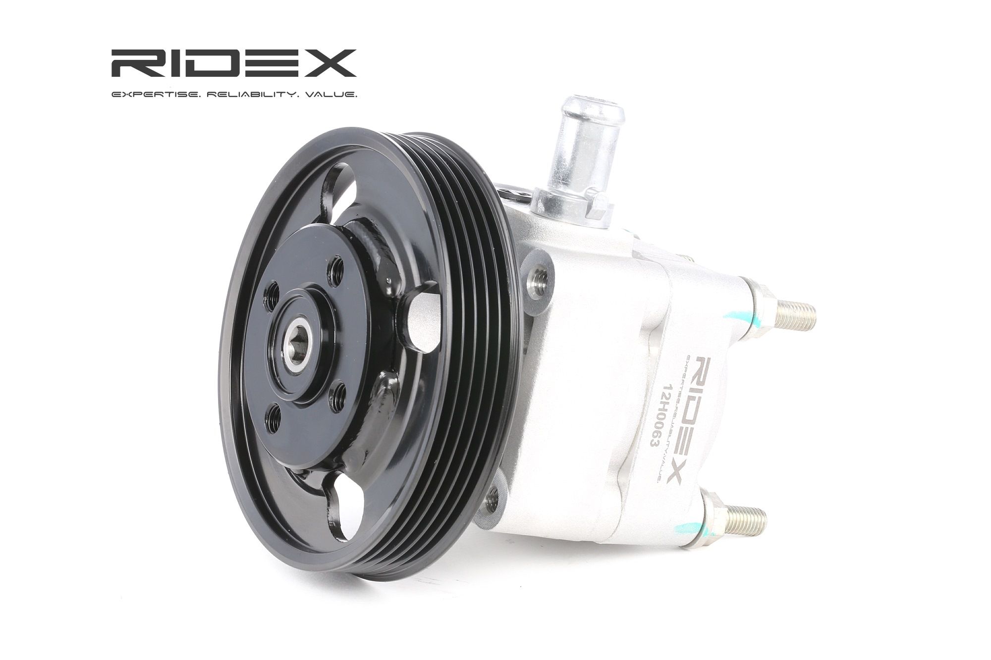 RIDEX Ohjaustehostimen Pumppu FORD,VOLVO 12H0063 1469028,1506272,6G913A696NA Hydrauliikkapumppu, Ohjaus 6G913A696NB,31200569,31280320,36000689
