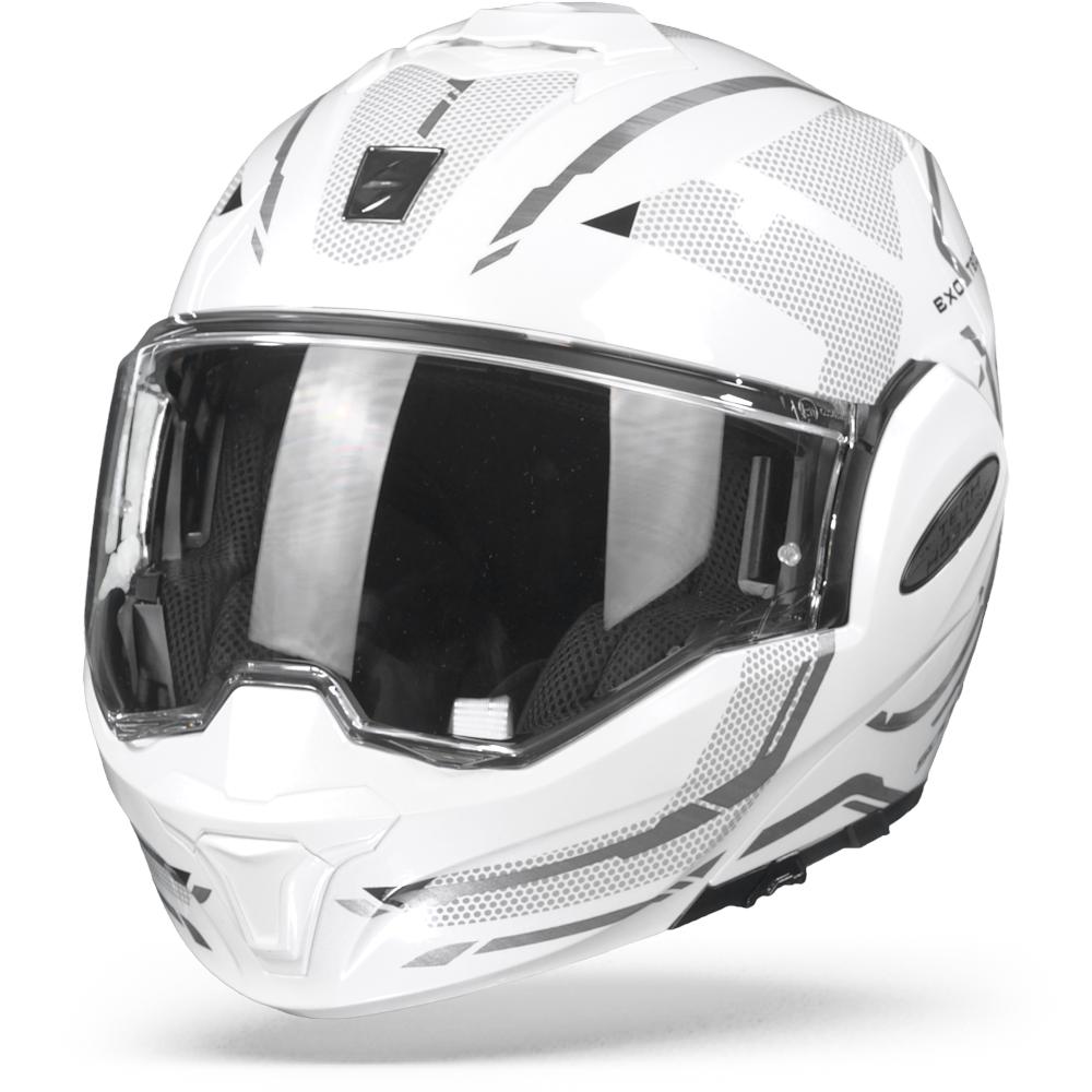 Scorpion EXO-Tech Square Pearl White Silver S