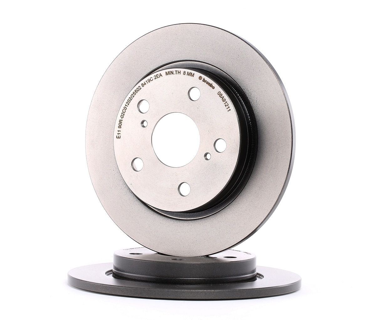 BREMBO Jarrulevyt TOYOTA 08.A912.11 4243102170,4243102180,4243112280 Jarrulevy 42431YZZAE