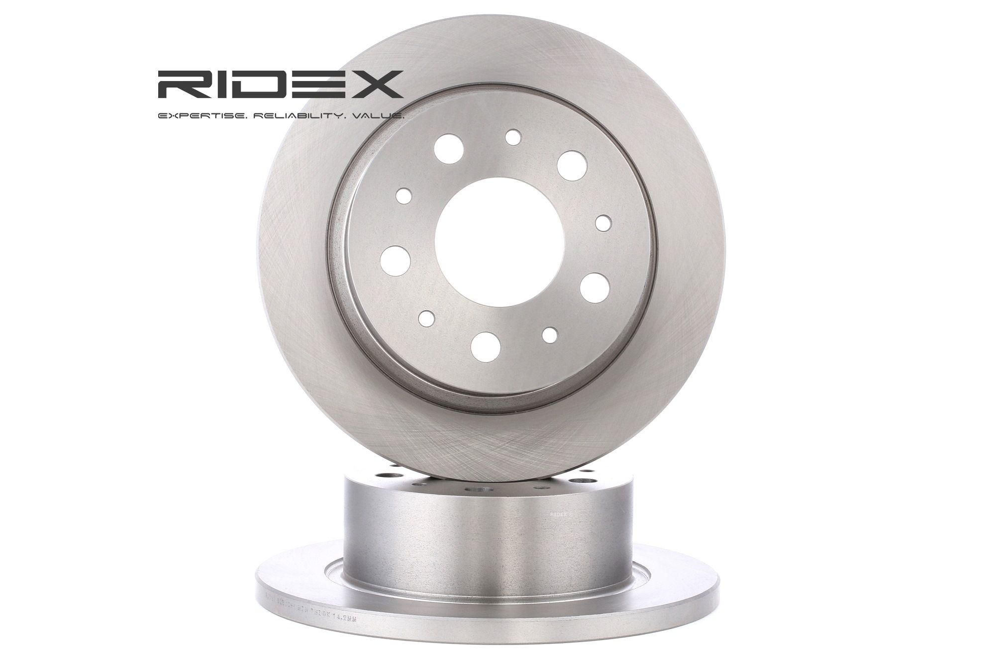RIDEX Jarrulevyt FIAT,PEUGEOT,CITROËN 82B0561 424941,424942,4249K6 Jarrulevy 51740250,51749555,1607880680,424941,424942,4249K6