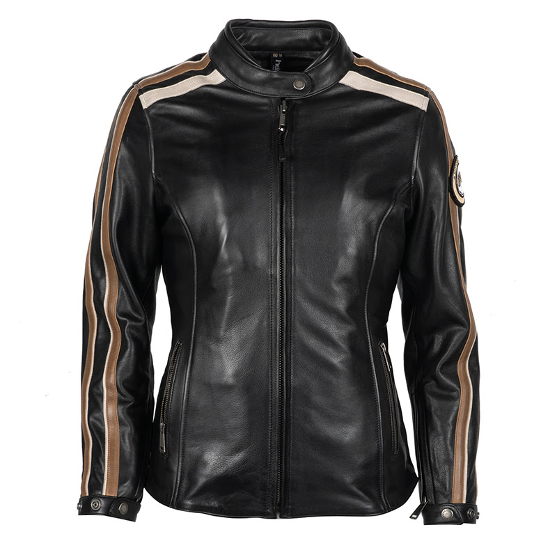 Helstons JADE Cuir Rag Black XL