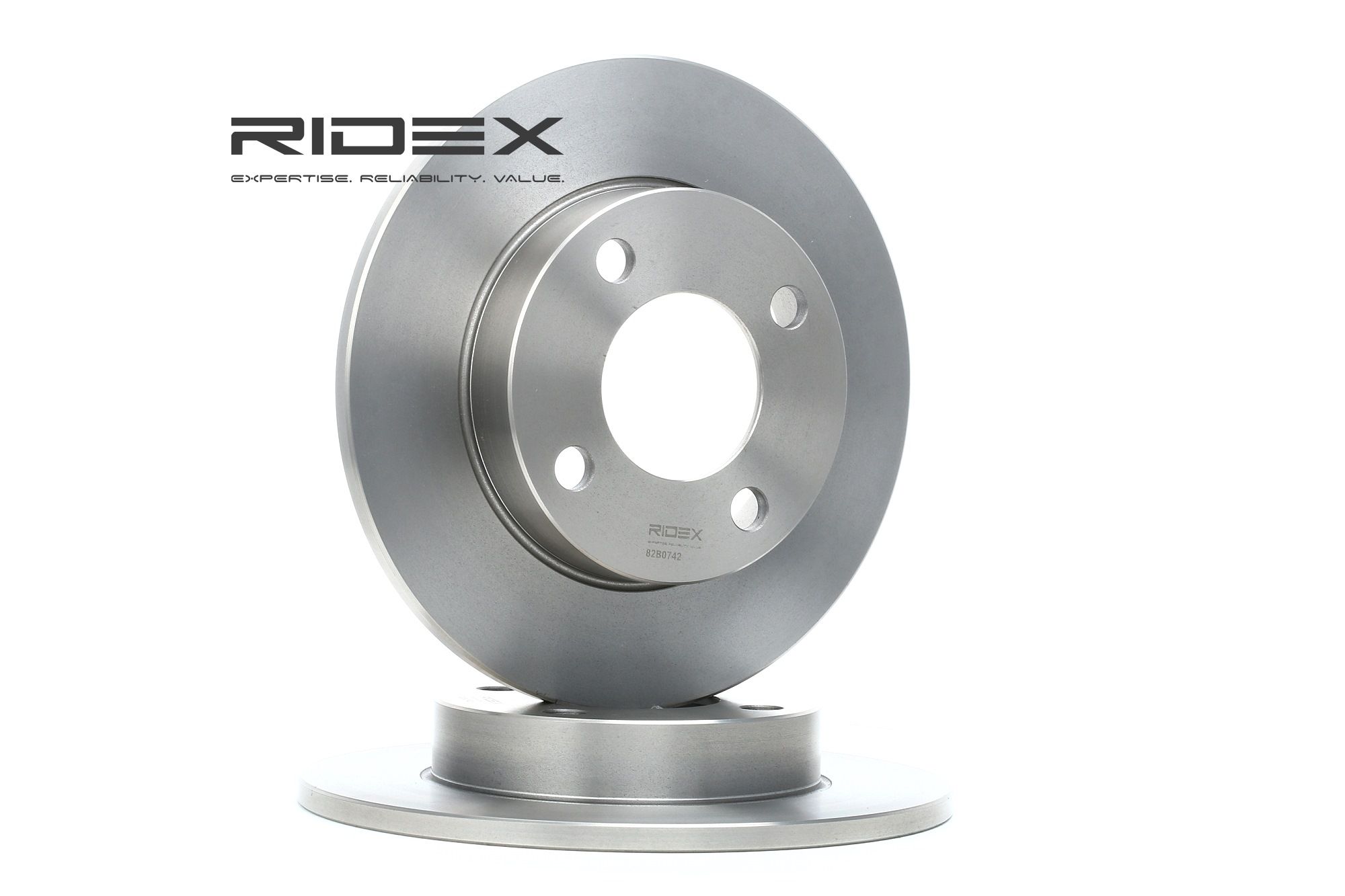 RIDEX Jarrulevyt AUDI 82B0742 Jarrulevy