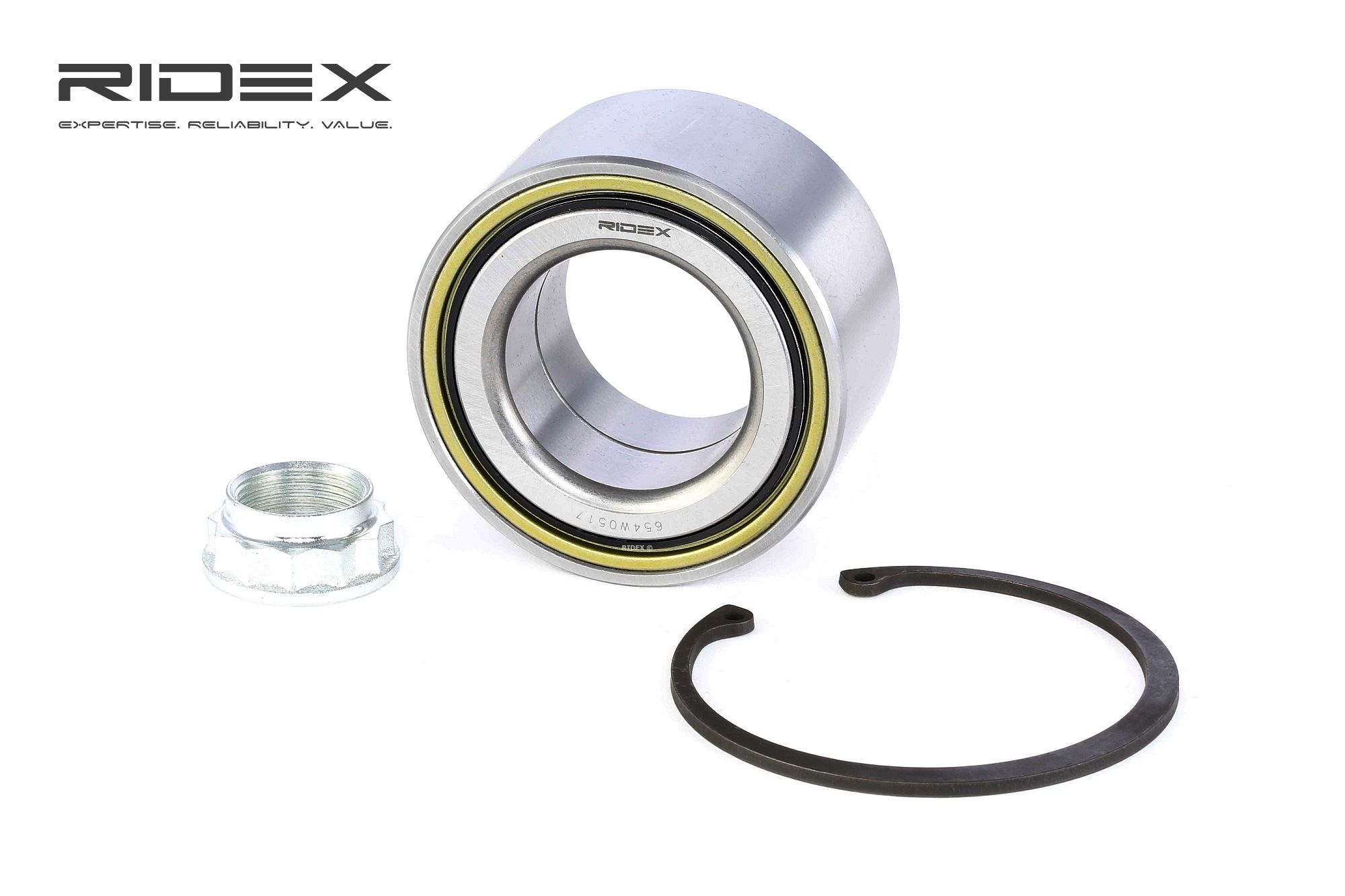 RIDEX Pyöränlaakerit MERCEDES-BENZ 654W0517 0009800516,1409800616,1409800716 Pyöränlaakerisarja 2109800116,2109800516,2203300051,2209800016,2209800116