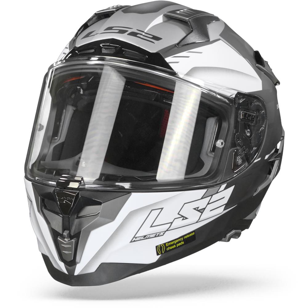 LS2 FF327 Challenger Allert Matt Titan Silver M