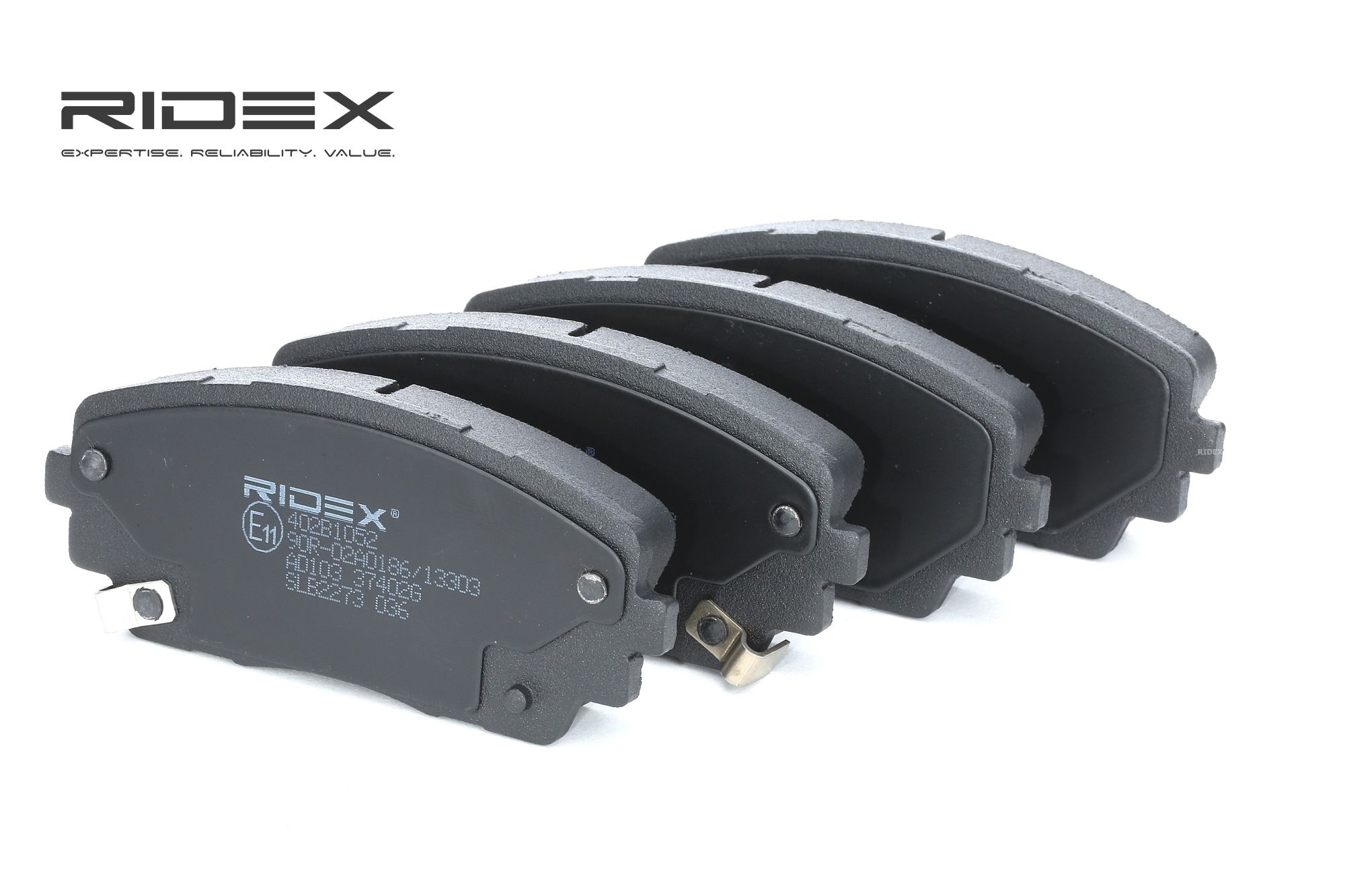 RIDEX Jarrupalat KIA 402B1052 581011YA30,581011YA00,581011YA30 Jarrupalasarja,Jarrupala, Levyjarru 581011YA31,581011YA35,581011YA40,581011YA45