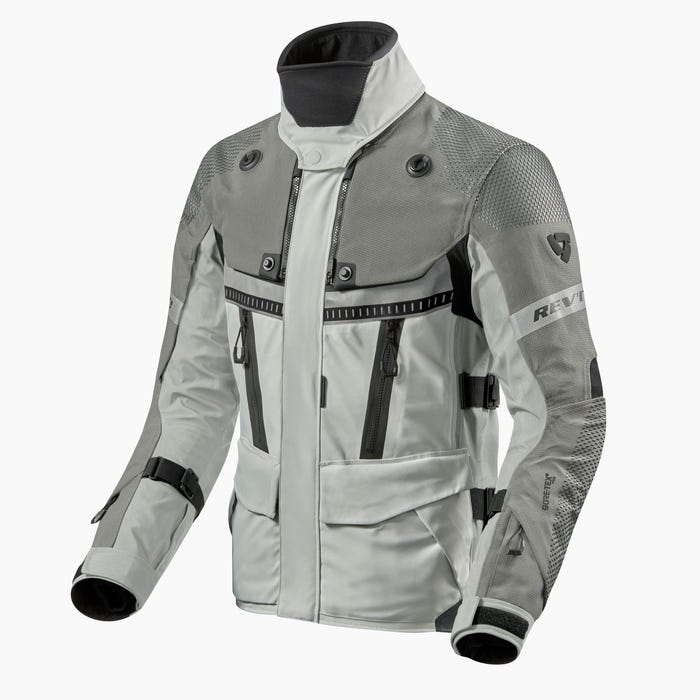 REV'IT! Dominator 3 GTX Silver Anthracite Motorcycle Jacket S