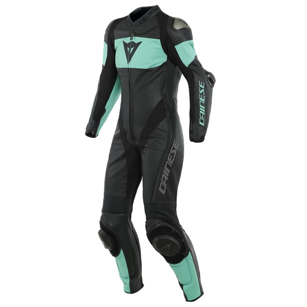 Dainese Imatra Lady Perforated Black Acqua Green1 Piece 42