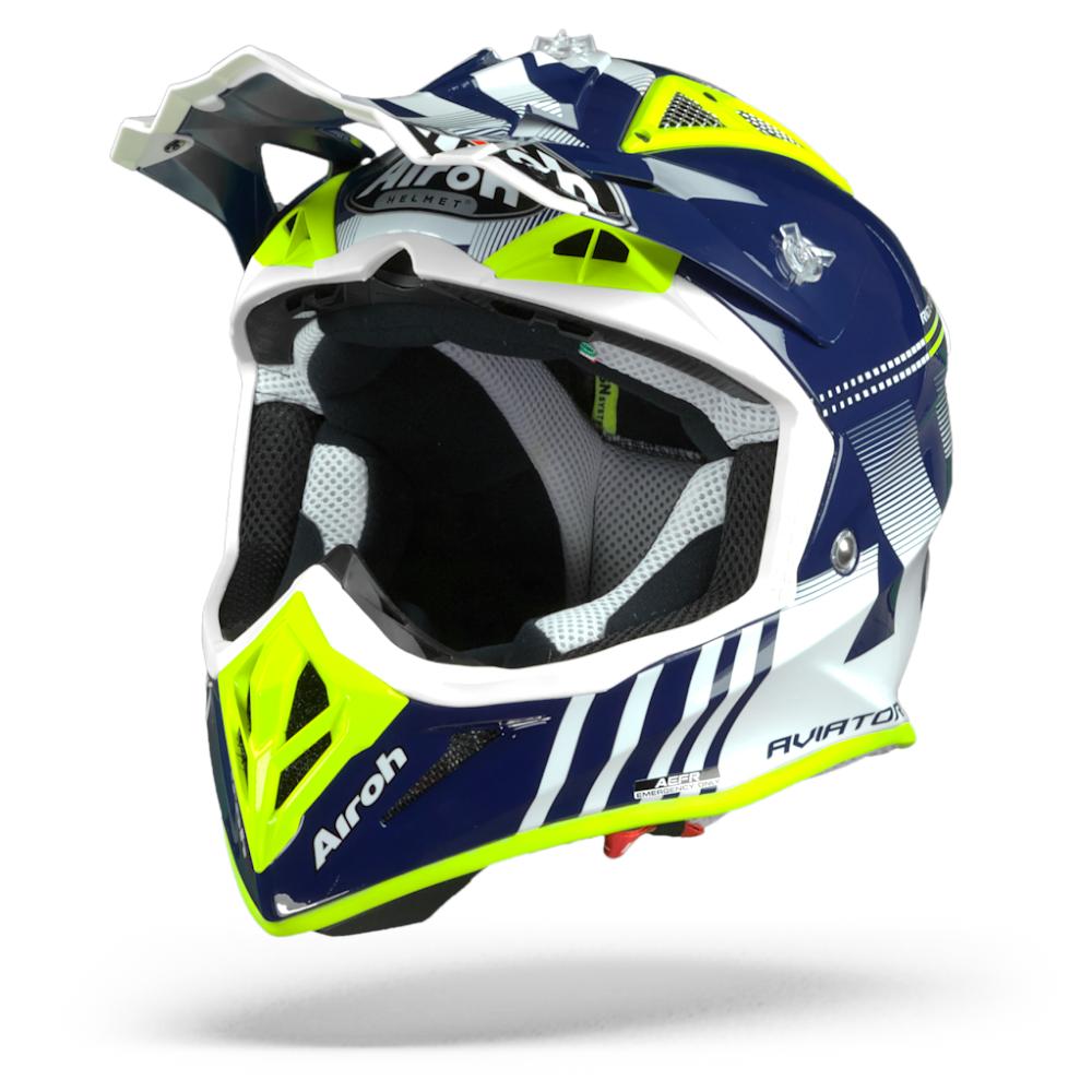 Airoh Aviator ACE Nemesi Blue Gloss S